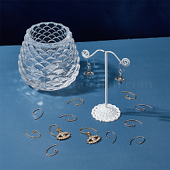 90Pcs 3 Colors Brass Earring Hooks&nbsp;KK-FH0006-81