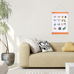 Wall Mounted Brooch Jewelry Display Rolls&nbsp;ODIS-WH0001-61