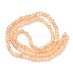 Natural Cultured Freshwater Pearl Beads Strands&nbsp;PA-CBAC463-18