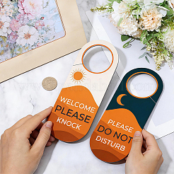 2Pcs Desert Sunset Paper Door Hanger Sign&nbsp;DIY-CP0014-19