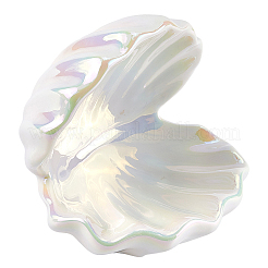 Shell Shape Porcelain Jewelry Plate&nbsp;AJEW-WH20080-08A