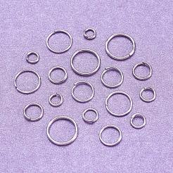 1600 pcs Iron Open Jump Rings&nbsp;IFIN-MSMC010-04P-NF