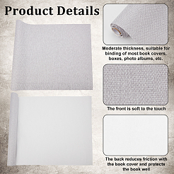Imitation Linen Cloth Book Covers&nbsp;AJEW-WH0314-504A