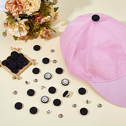30 Bags Cloth Covered Alloy Buttons&nbsp;BUTT-PH0001-68