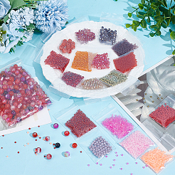 DIY Glass & Acrylic & Seed Beads Findings Kits&nbsp;DIY-PA0001-37