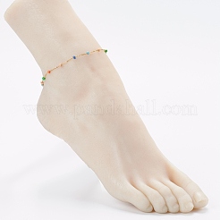 Stainless Steel Satellite Chain Anklets&nbsp;AJEW-AN00422