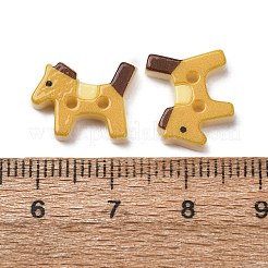 2-Hole Opaque Resin Buttons&nbsp;RE-CBAD5A9-31B