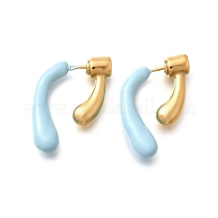 304 Stainless Steel Stud Earrings&nbsp;EJEW-C133-04G-03
