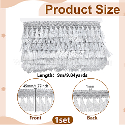 Tassel Polyester & PET Garment Accessory&nbsp;DIY-WH0678-122A
