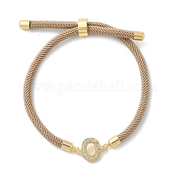 Adjustable Nylon Cord Bracelets&nbsp;BJEW-C096-01G-15