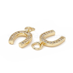 Brass Micro Pave Cubic Zirconia Charms&nbsp;LS-KK-E068-VB278