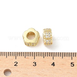Sakura Cherry Blossom Flower European Beads&nbsp;KK-C104-13G