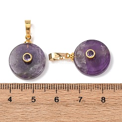 Natural Banded Amethyst Pendants&nbsp;G-P628-03G-07