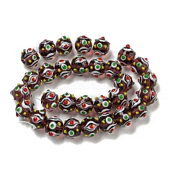 Handmade Lampwork Beads Strands&nbsp;LAMP-N025-05E