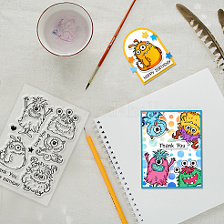 Custom Summer Theme PVC Plastic Clear Stamps&nbsp;DIY-WH0631-0731