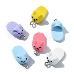 50Pcs Opaque Resin Pendants&nbsp;RESI-CJ0004-46