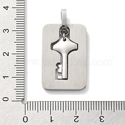 304 Stainless Steel Pendants&nbsp;STAS-Z098-18P