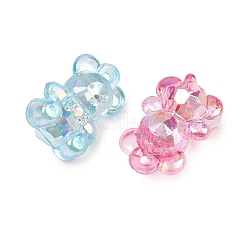 40Pcs 8 Colors Transparent Acrylic Pendants&nbsp;MACR-FP0001-14
