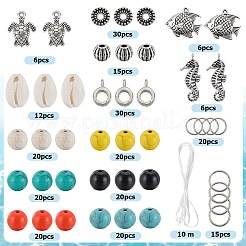 DIY Ocean Theme Bracelet Making Kit&nbsp;DIY-SC0023-57