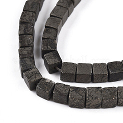 Natural Pyrite Beads Strands&nbsp;G-T140-37B
