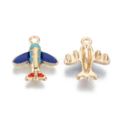 Alloy Enamel Charms&nbsp;X-ENAM-T011-05KC-RS