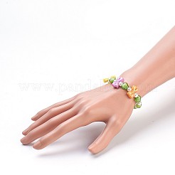Acrylic Beads Kids Stretch Bracelets&nbsp;BJEW-JB03885-05