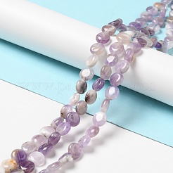 Natural Amethyst Beads Strands&nbsp;G-P489-05
