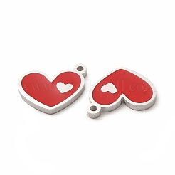 304 Stainless Steel Enamel Charms&nbsp;STAS-F291-08P-02