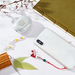 2Pcs 2 Colors Natural Chalcedony Big Pendant Decoration&nbsp;HJEW-OC0001-09