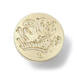 My Friend Wax Seal Brass Stamp Heads&nbsp;AJEW-M038-01C-G
