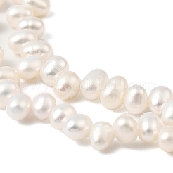 Natural Cultured Freshwater Pearl Beads Strands&nbsp;PEAR-I007-04B-01A
