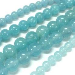 Natural White Jade Beads Strands&nbsp;X-G-G051-R1-10mm
