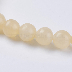 Natural Topaz Jade Beads Strands&nbsp;G-G515-6mm-03B
