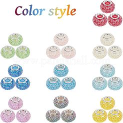 Resin Rhinestone European Beads&nbsp;RPDL-NB0001-11