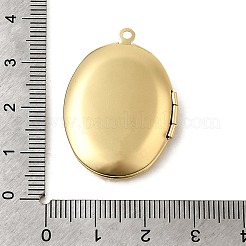 Brass Locket Pendants&nbsp;KK-P342-01B-G