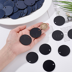 Opaque Acrylic Pendants&nbsp;SACR-WH0006-32B-02
