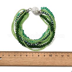 Glass Seed Beads Multi-strand Bracelets&nbsp;BJEW-H203-03S-01