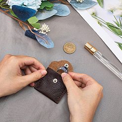 1Pc Square Leather Ring Storage Bags with Snap Button&nbsp;ABAG-CL0001-23