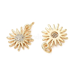 SHEGRACE Brass Micro Pave Cubic Zirconia Pendants&nbsp;XGRQ3D888-463G
