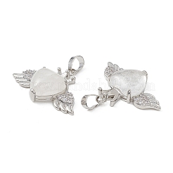 Natural Quartz Crystal Pendants&nbsp;G-P492-02P-22