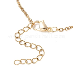 Adjustable 304 Stainless Steel Curb Chain Slider Bracelets&nbsp;BJEW-JB13290