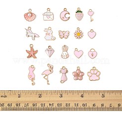40Pcs 20 Styles Alloy Enamel Pendants&nbsp;ENAM-FS0003-33