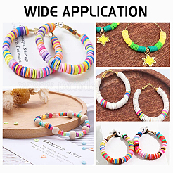 Handmade Polymer Clay Beads&nbsp;CLAY-PH0001-22B-6mm
