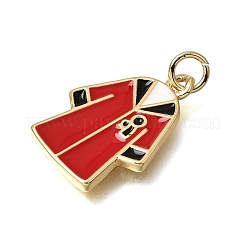 Alloy Enamel Pendants&nbsp;KK-CBAC91C-02G-A
