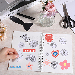 Sticker Collecting Loose-leaf A5 Spiral Bound Notebook&nbsp;AJEW-CP0007-84A