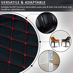 PVC Leather & Cotton & Polyester Fabric&nbsp;DIY-WH0671-191C