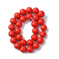 Natural Yellow Jade Beads Strands&nbsp;G-G598-14mm-YXS-01A
