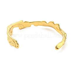 Ion Plating(IP) 304 Stainless Steel Cuff Bangles&nbsp;BJEW-C043-03G