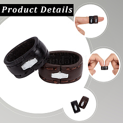 20Pcs 2 Colors Cowhide Belt Loop Ring&nbsp;DIY-GF0013-20A