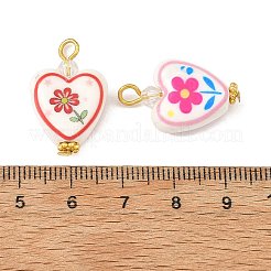 Printed Handmade Porcelain & Glass Pendants&nbsp;PALLOY-JF06053